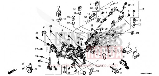 WIRE HARNESS CRF1000AK de 2019